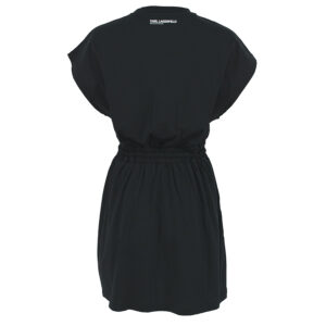 230W2231_999-01 K/Beachwear Ikonic 2.0 Μαύρο Φόρεμα karl lagerfeld