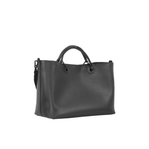 230W3193_999-01 RSG Satchel Μαύρη Δερμάτινη Τσάντα karl lagerfeld