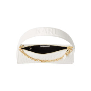 231W3020_110-02 K/Seven Element Άσπρη Τσάντα Με Μονόγραμμα karl lagerfeld