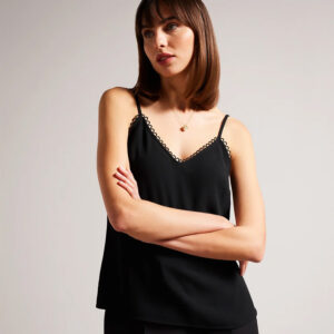268311_BLK-mdl Andreno Μαύρο Basic Τοπ ted baker