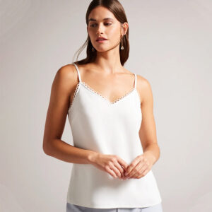 268311_WHT-mdl Andreno Άσπρο Basic Τοπ ted baker