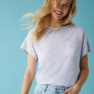 797102312001-mdl Nautica Λιλά T-Shirt Με Τσέπη iblues