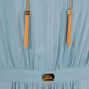 AB32431E2_016-02 Γαλάζιο Μεσάτο Φόρεμα elisabetta franchi