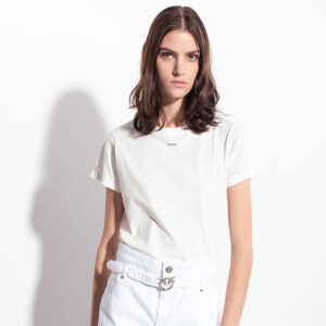 100373A0KP_Z14-mdl Basico Άσπρο T-Shirt pinko