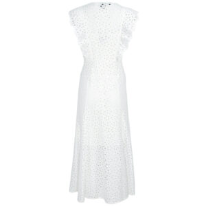 100912A0Q4_Z04-01 Ammirabile Άσπρο Φόρεμα Μπροντερί pinko