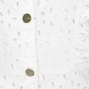 100912A0Q4_Z04-02 Ammirabile Άσπρο Φόρεμα Μπροντερί pinko