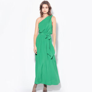 100997A0TP_X08-mdl Agave Πράσινο Φόρεμα Με Έναν Ώμο pinko