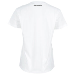 230W1706_100-01 Ikonik 2.0 Karl Logo Άσπρο T-Shirt karl lagerfeld