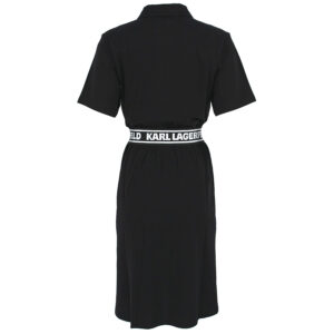 231W1351_999-01 Μαύρο Φόρεμα Polo karl lagerfeld