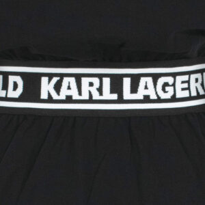 231W1351_999-02 Μαύρο Φόρεμα Polo karl lagerfeld