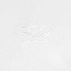 231W1710_100-02 Άσπρο Πουκάμισο Crop karl lagerfeld