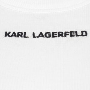 231W1725_100-02 Άσπρο Τοπ Με Logo karl lagerfeld