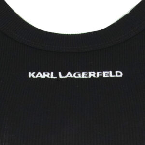231W1725_999-02 Μαύρο Τοπ Με Logo karl lagerfeld
