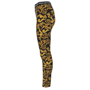 74HAC101-JS176_G89-02 Μαύρο Κολάν Με Baroque Σχέδιο versace jeans couture