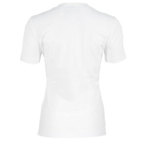 74HAHT01-CJ03T_G03-01 Άσπρο T-Shirt Με Χρυσό Logo versace jeans couture