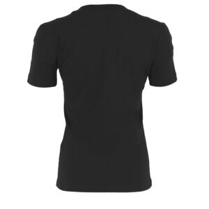 74HAHT01-CJ03T_G89-01 Μαύρο T-Shirt Με Χρυσό Logo versace jeans couture