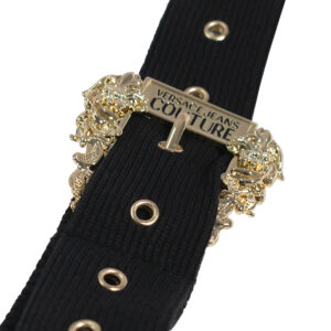74HAM619-J0004_899-02 Μαύρο Top Με Baroque Αγκράφες versace jeans couture