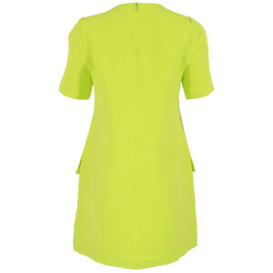 74HAO906-N0103_110-01 Λάιμ Φόρεμα Cady Με Τσέπες versace jeans couture