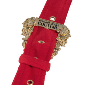 74HAO935-N0103_521-02 Κόκκινο Midi Φόρεμα Cady versace jeans couture
