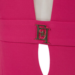 AB32131E2_560-02 Κοντό Φουξ Εφαρμοστό Φόρεμα elisabetta franchi