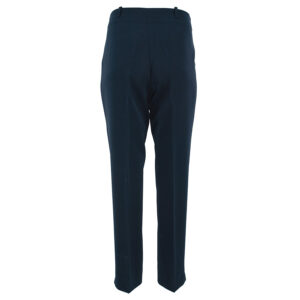 100_DBL-01 Σκούρο Μπλε Ψηλόμεσο Παντελόνι Με Τσακίσεις pirouette