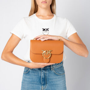 1P22U1Y5H7_L58Q-mdl Love Bell Classic Simply 2 Καφέ Τσάντα pinko