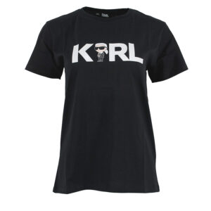 230W1706_999-00 Ikonik 2.0 Karl Logo Μαύρο T-Shirt karl lagerfeld