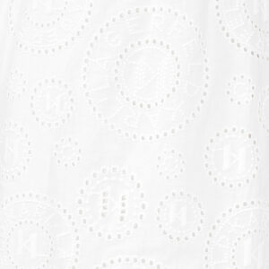 231W1003_100-03 Άσπρη Παντελόνα Μπροντερί KARL LAGERFELD