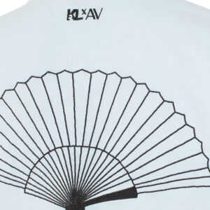 231W1763_356-02 KLxAV Γαλάζιο T-Shirt Με Βεντάλια KARL LAGERFELD
