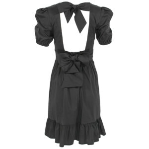 23S003_BLK-01 Chantal Μαύρο Εξώπλατο Φόρεμα wildwood