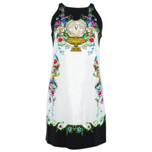 74HAO95P-ES058L54_G03-00 Κοντό Φόρεμα Με Φλοράλ Σχέδιο VERSACE JEANS COUTURE