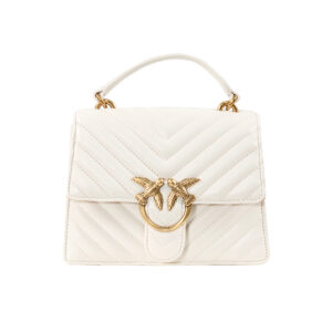 100071A0GK_Z14Q-02 Mini Love One Top Handle Άσπρη (Χ) Τσάντα pinko