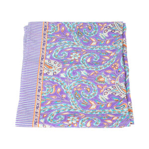 CORAZMLDPRP-00 Corazon Μωβ Εμπριμέ Παρεό 110 x 190 LARA ETHNICS