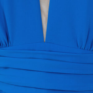 076.50.01.194_BLU-02 Μπλε Φόρεμα Με Σκίσιμο forel