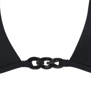 230W2200_999-02 K/Beachwear Μαύρο Μπικίνι Τοπ Με Αλυσίδα KARL LAGERFELD