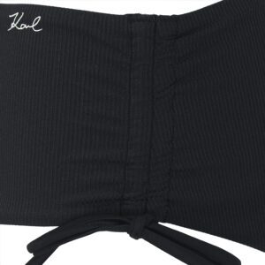 230W2233_999-02 K/Beachwear Μαύρο Ψηλόμεσο Μπικίνι Σλιπ KARL LAGERFELD