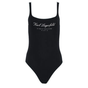 231W2202_999-00 K/Beachwear Hotel Karl Μαύρο Ολόσωμο Μαγιό KARL LAGERFELD