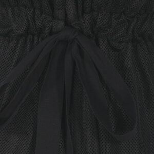 K23-430_BLK-02 Μαύρο Μεσάτο Φόρεμα Με Δίχτυ didone