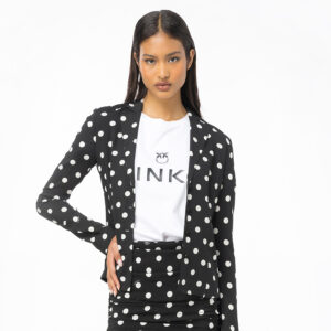 101704A12Y_Z04-mdl2 Scanner Άσπρο Oversize T-Shirt Με Logo pinko
