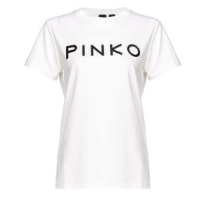 101752A150_Z07-00 Start Άσπρο T-Shirt Με Logo pinko