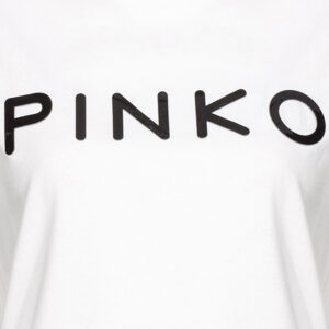 101752A150_Z07-02 Start Άσπρο T-Shirt Με Logo pinko