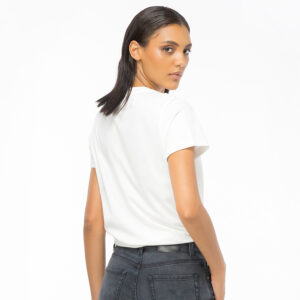 101752A150_Z07-mdl2 Start Άσπρο T-Shirt Με Logo pinko