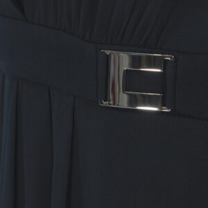 AB41936E2_110-02 Μαύρο Φόρεμα Με Απλίκες elisabetta franchi