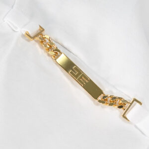 MA01436E2_270-02 Άσπρο T-Shirt Με Απλίκες elisabetta franchi