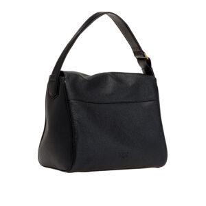101705A158_Z99Q-01 Big Leaf Hobo Μαύρη Μαλακή Τσάντα pinko