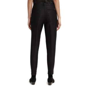 173160_0008-mdl2 Μαύρο Στραφταλιζέ Παντελόνι MAISON SCOTCH
