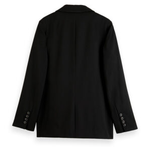 174702_6647-01 Μαύρο Φαρδύ Σακάκι MAISON SCOTCH
