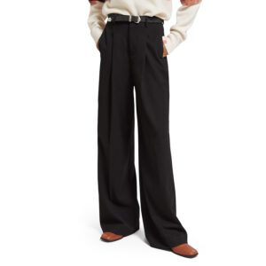 174723_6647-mdl1 Μαύρο Παντελόνι Καμπάνα MAISON SCOTCH