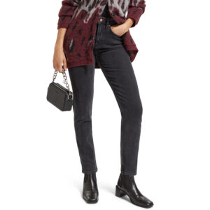 174740_6308-mdl1 Μαύρο Στενό Τζιν MAISON SCOTCH