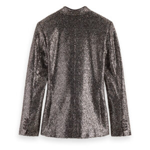 175340_0008-01 MAISON SCOTCH Ασημί Σακάκι Παγιέτα